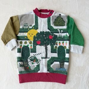 Burberry Garden Maze Colorblock sweatshirt Dress 18m